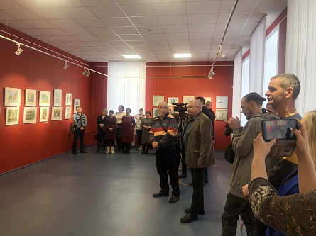 В Железногорске открылась выставка акварелей Епифанцева Юрия Илларионовича